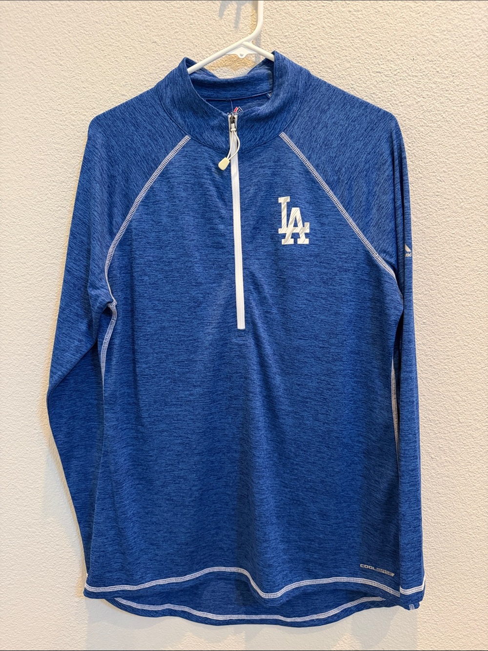 Los Angeles Dodgers Women’s Blue 3/4 Zip Pullover NWT
